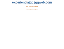 Tablet Screenshot of experienciajgg.jggweb.com